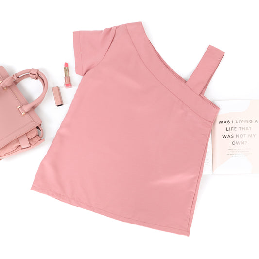 Cotton Assymetric One Shoulder