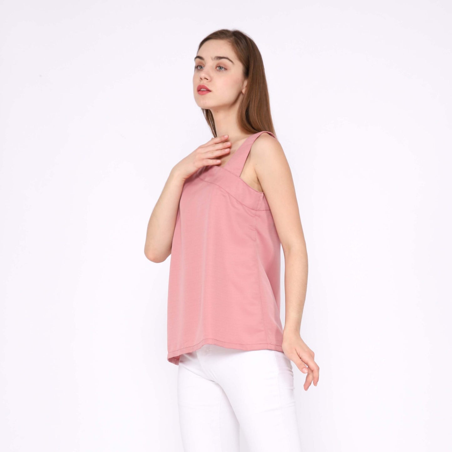Cotton Assymetric One Shoulder
